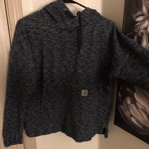 Carhartt Women’s Sweatshirt Heathered Blue